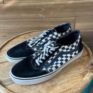 checkered vans good condition